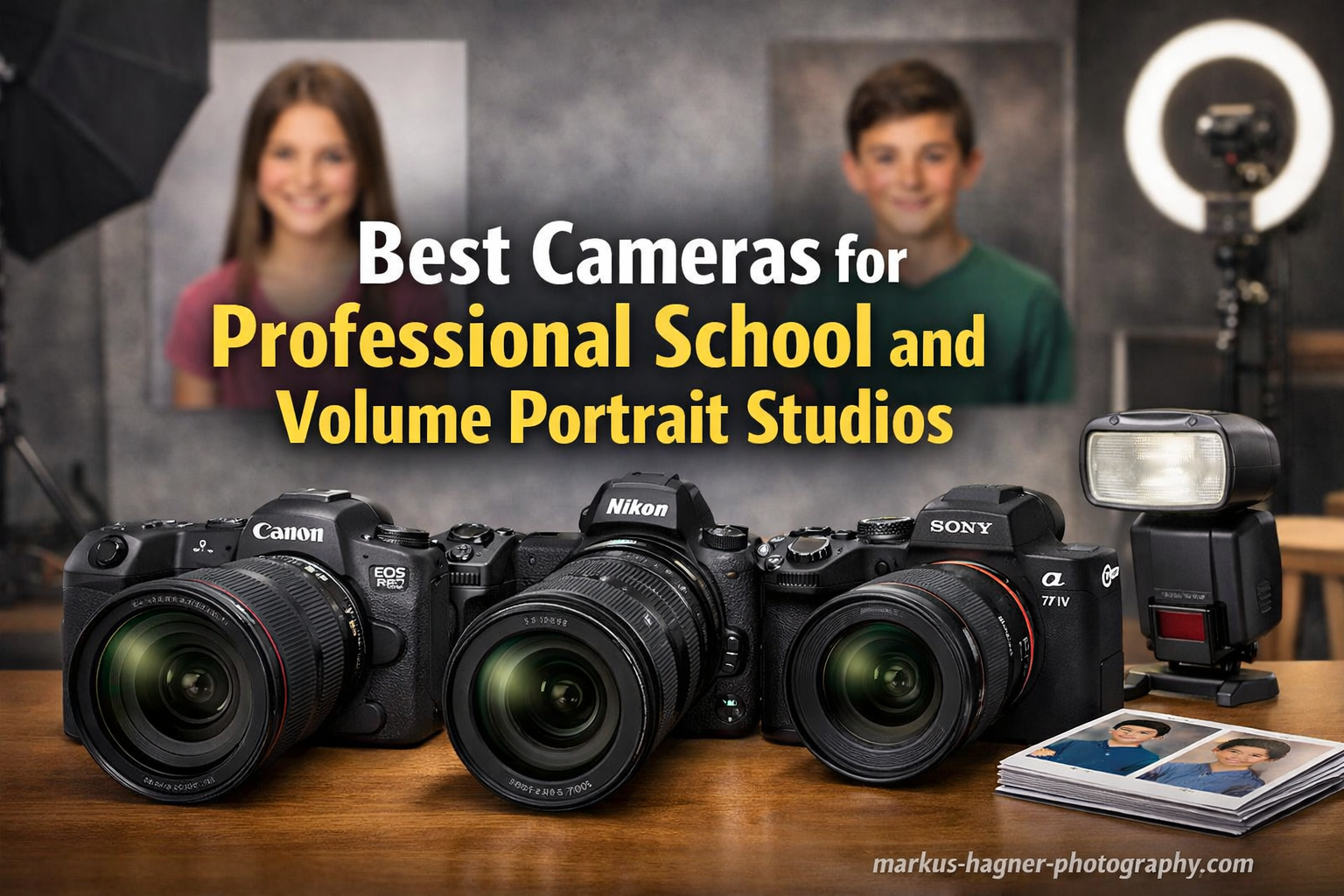 Best Cameras for Professional School and Volume Portrait Studios
