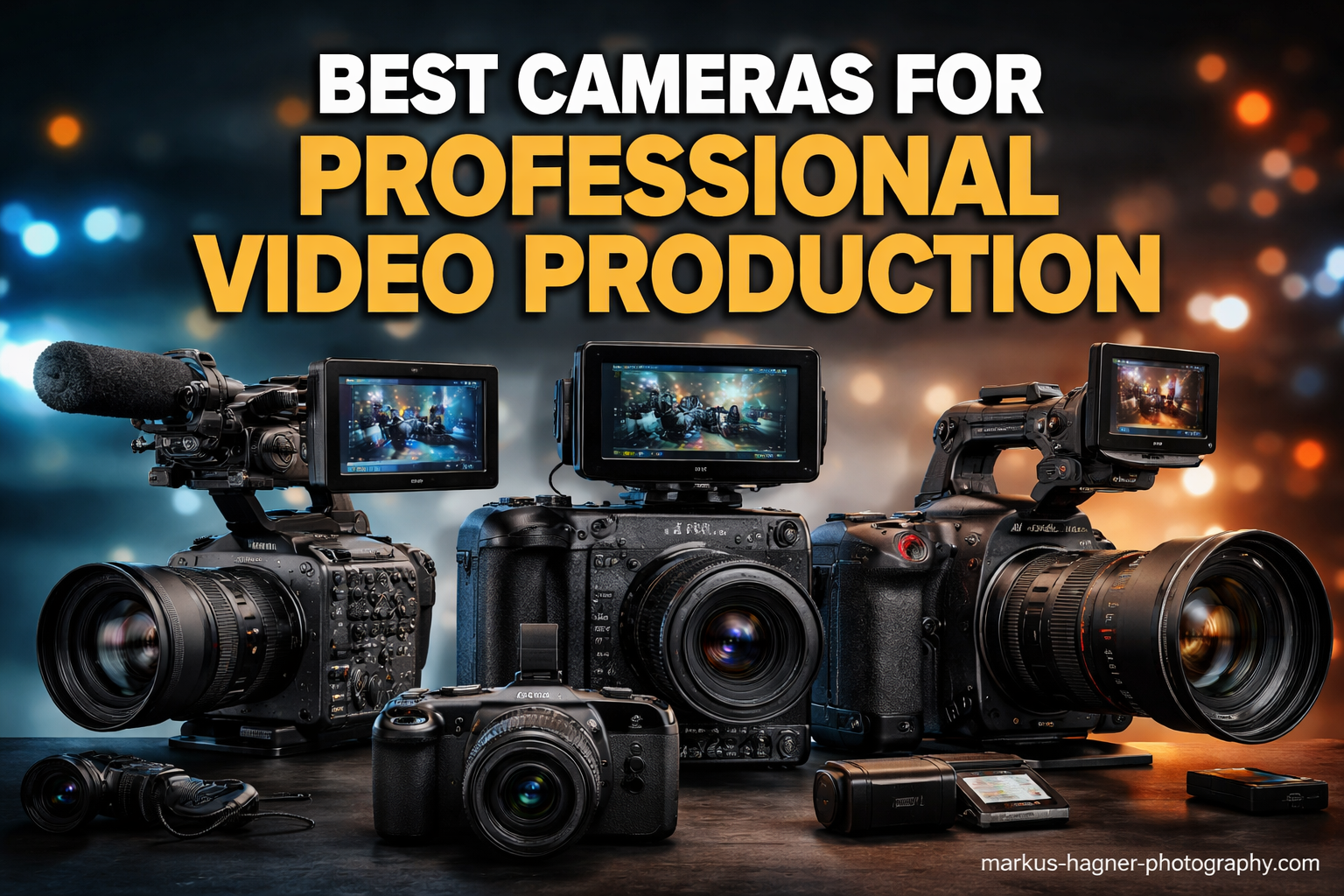 Best Cameras for Professional Video Production