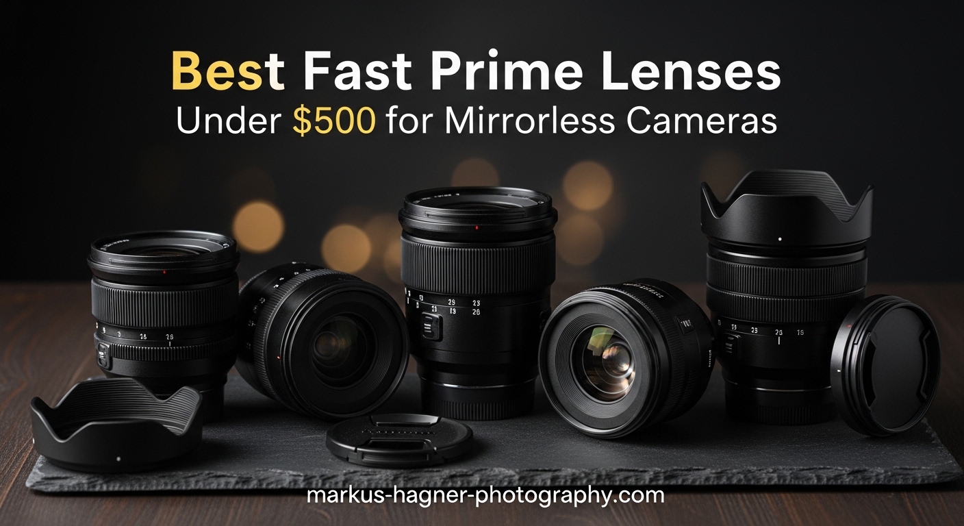 Best Fast Prime Lenses Under $500 for Mirrorless Cameras