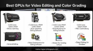 Best GPUs for Video Editing and Color Grading