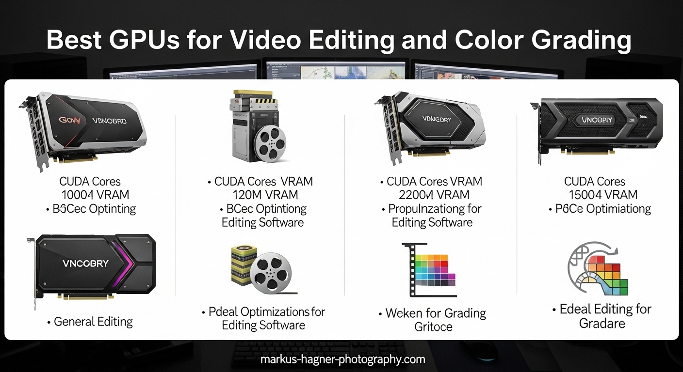 Best GPUs for Video Editing and Color Grading