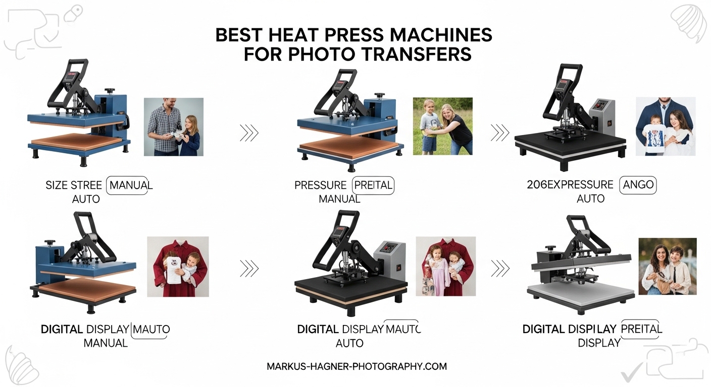 Best Heat Press Machines for Photo Transfers