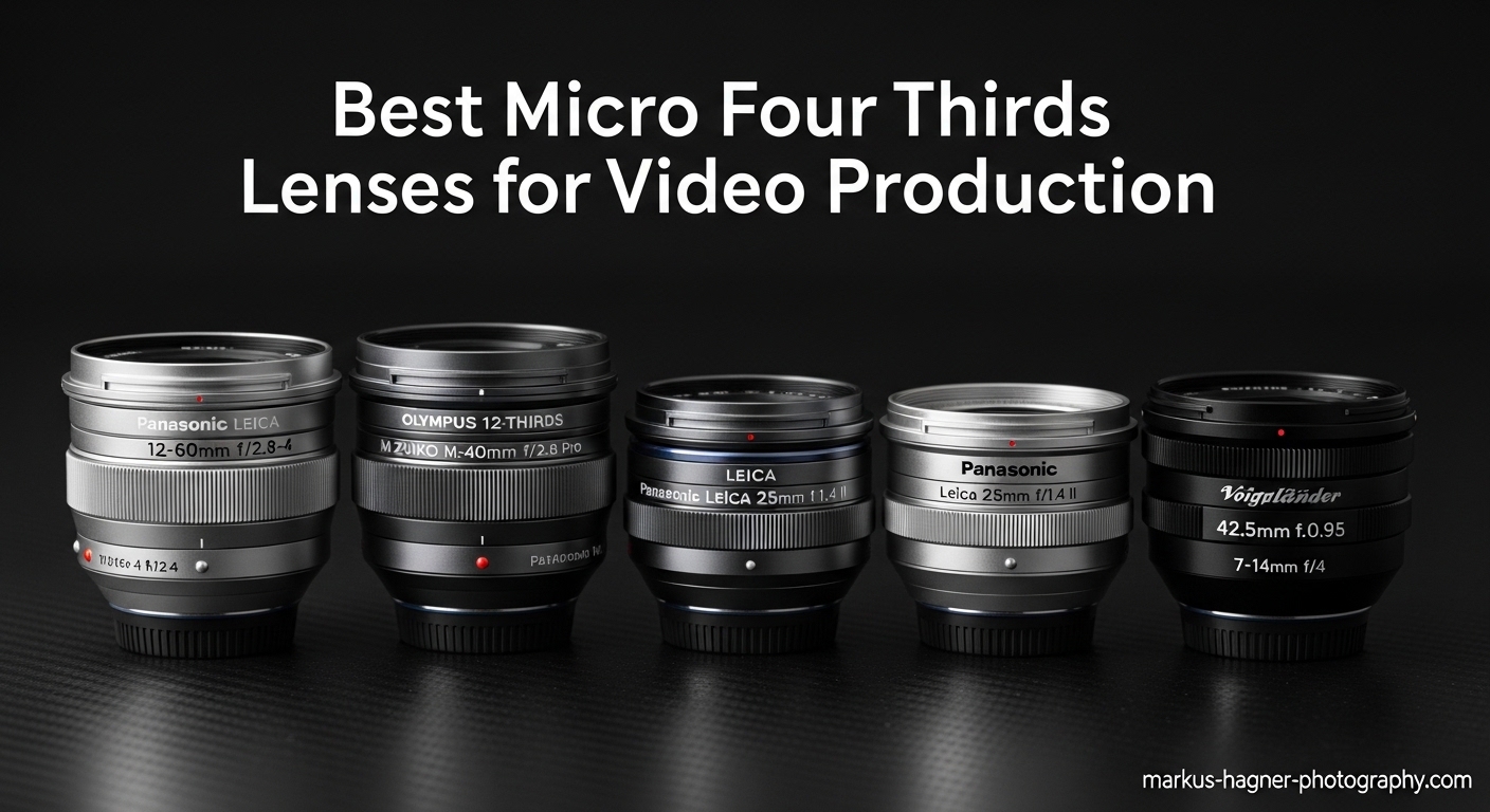 Best Micro Four Thirds Lenses for Video Production