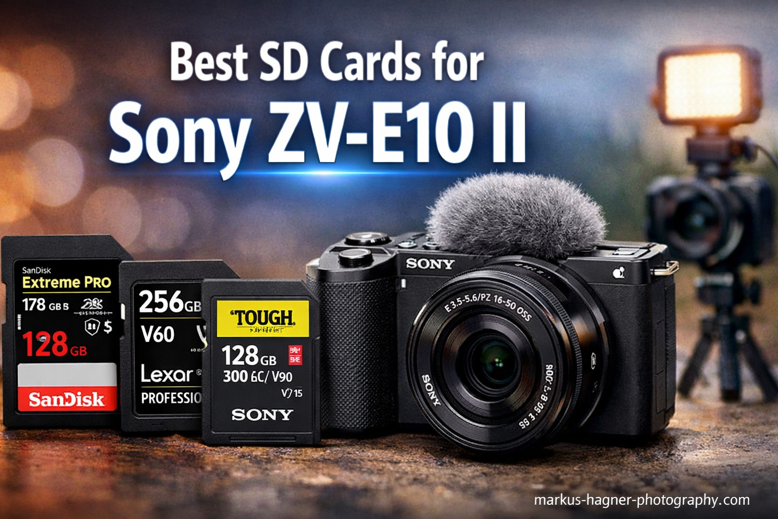 Best SD Cards for Sony ZV-E10 II