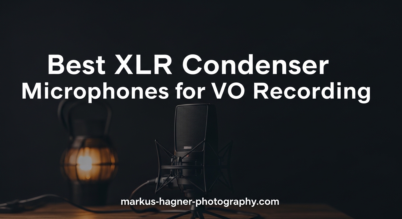 Best XLR Condenser Microphones for VO Recording
