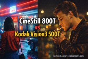 CineStill 800T vs Kodak Vision3 500T