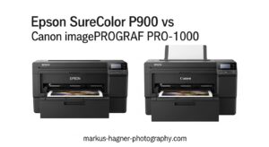Epson SureColor P900 vs Canon imagePROGRAF PRO-1000