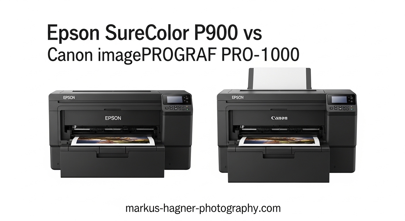 Epson SureColor P900 vs Canon imagePROGRAF PRO-1000