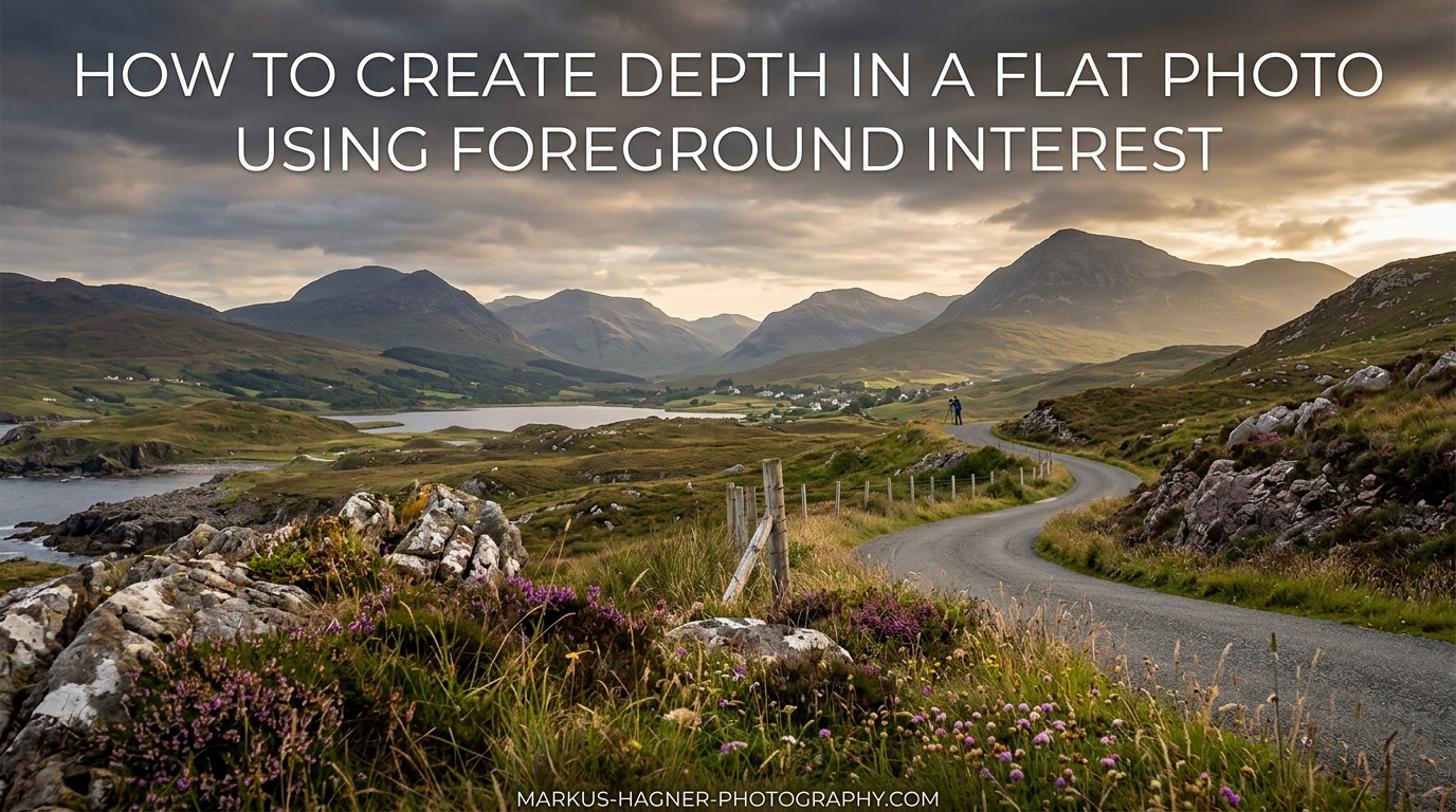How to Create Depth in a Flat Photo Using Foreground Interest