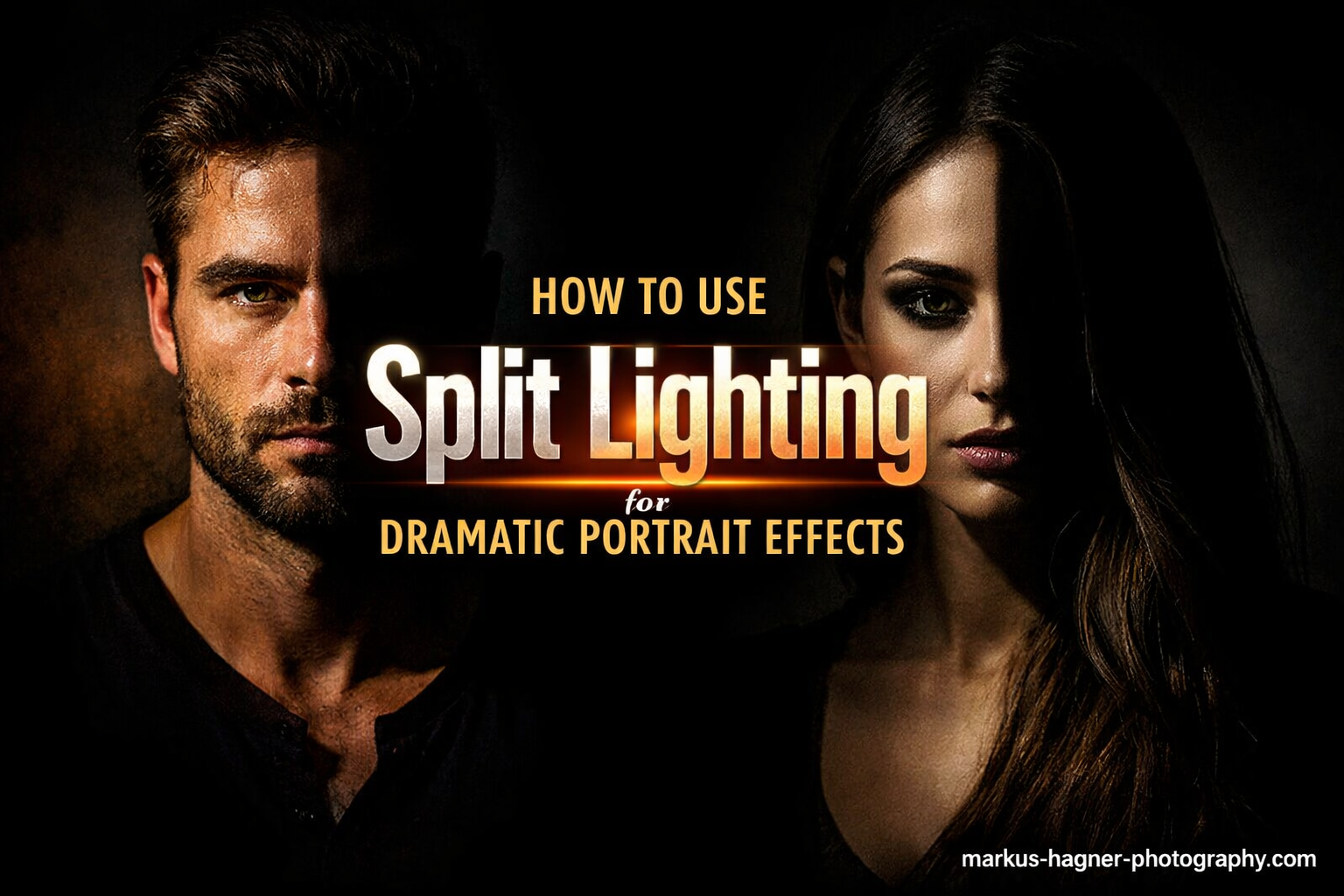 How to Use Split Lighting for Dramatic Portrait Effects
