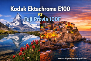 Kodak Ektachrome E100 vs Fuji Provia 100F