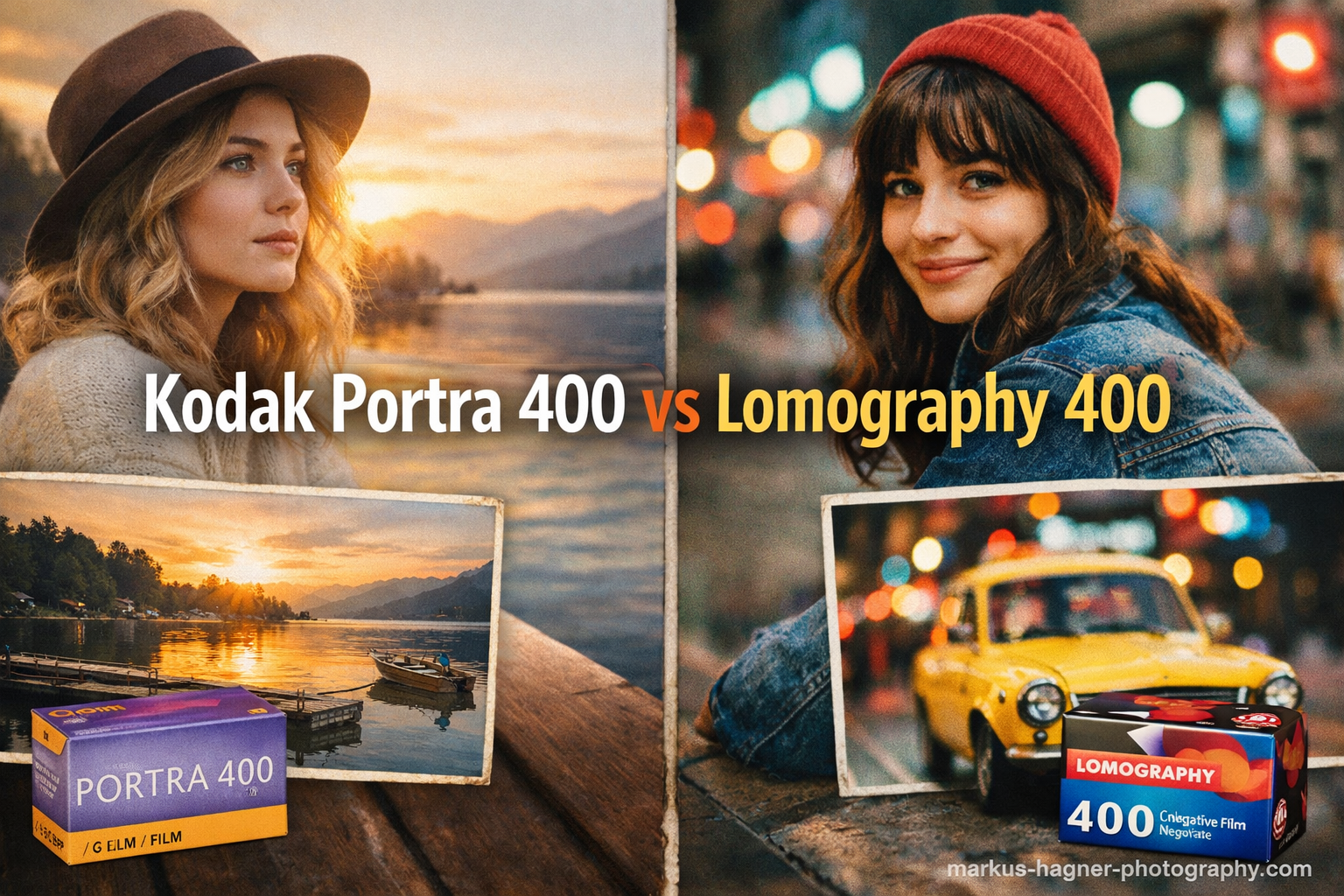 Kodak Portra 400 vs Lomography 400