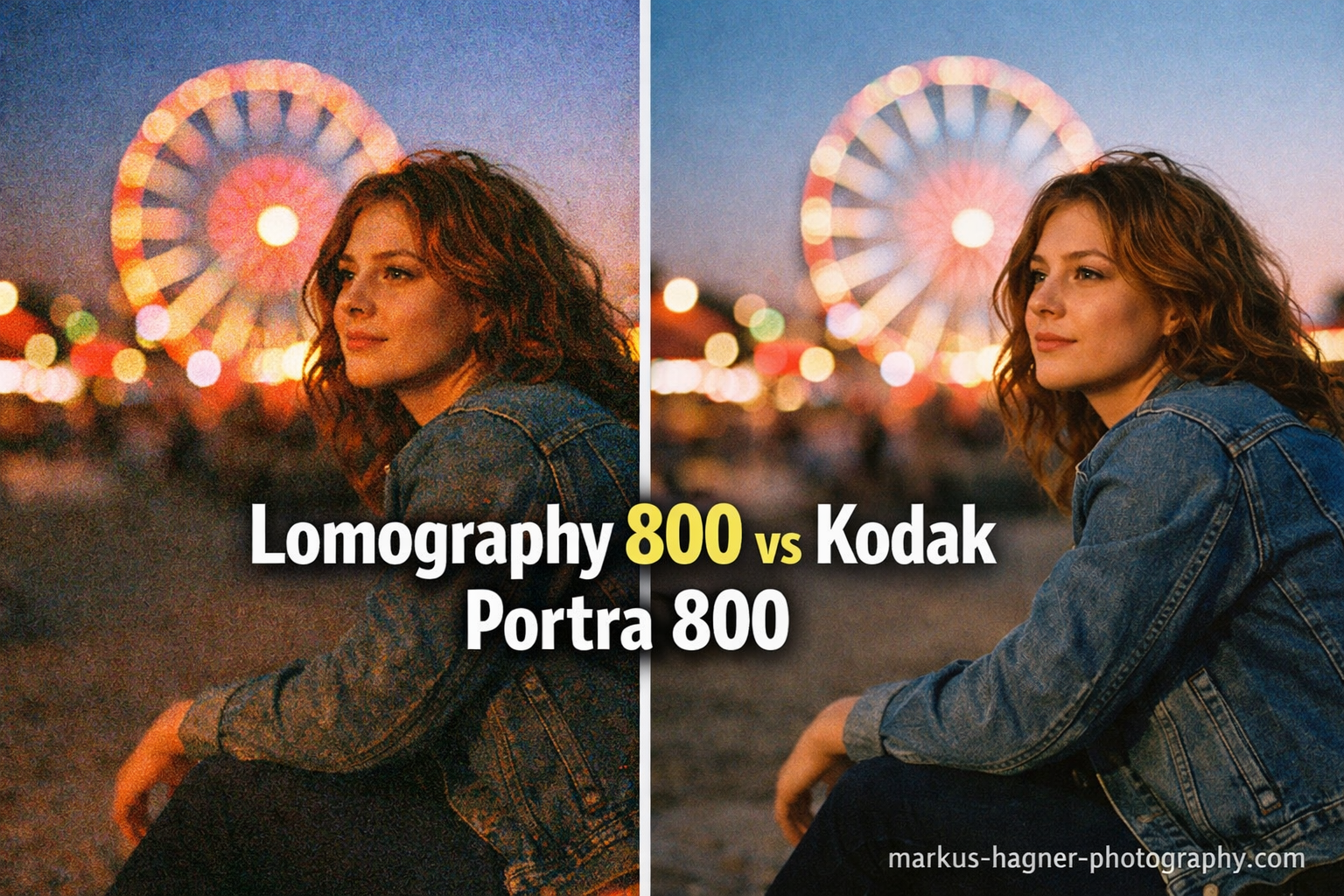 Lomography 800 vs Kodak Portra 800