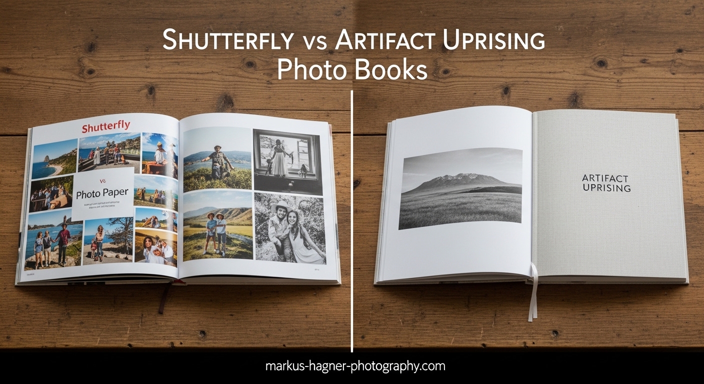 Shutterfly vs Artifact Uprising Photo Books