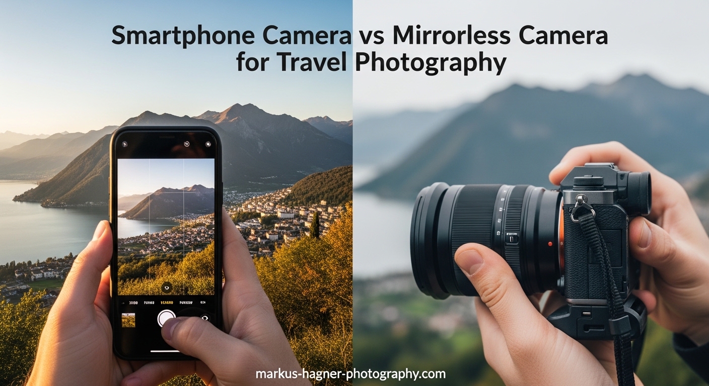 Smartphone Camera vs Mirrorless Camera for Travel Photography