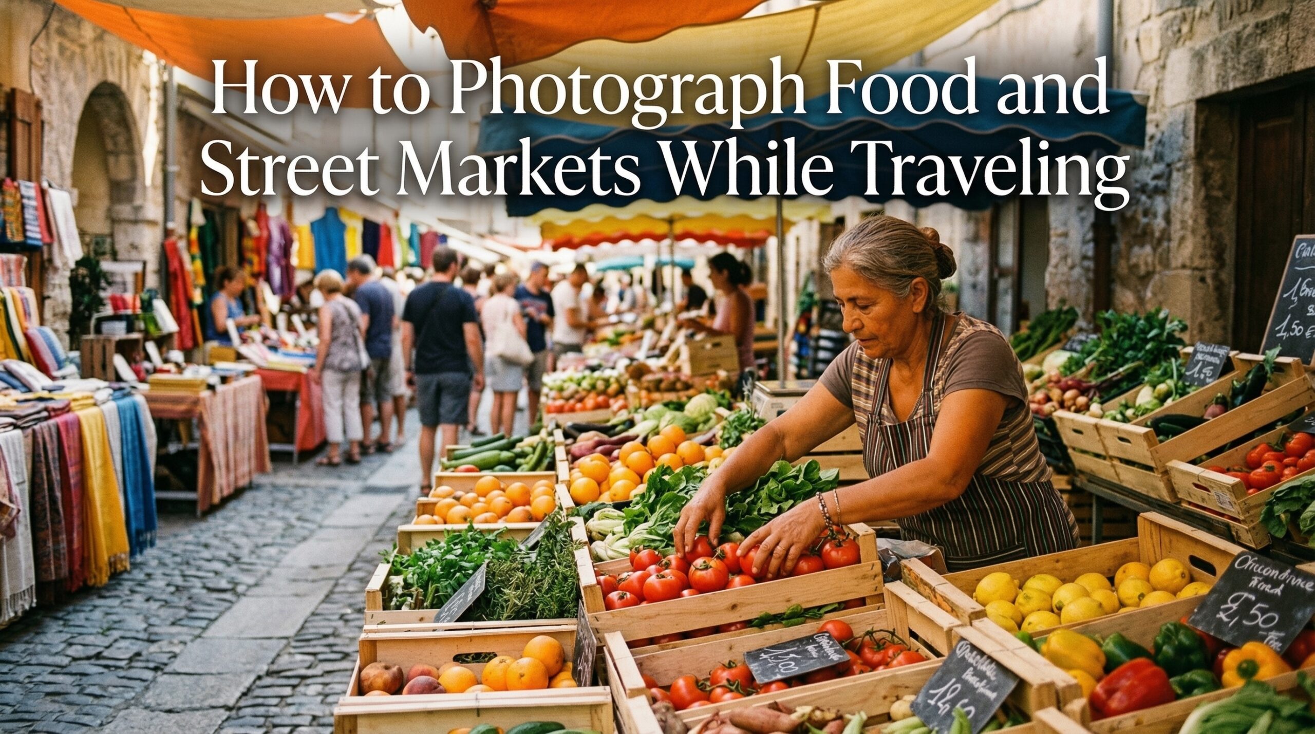 How to Photograph Food and Street Markets While Traveling