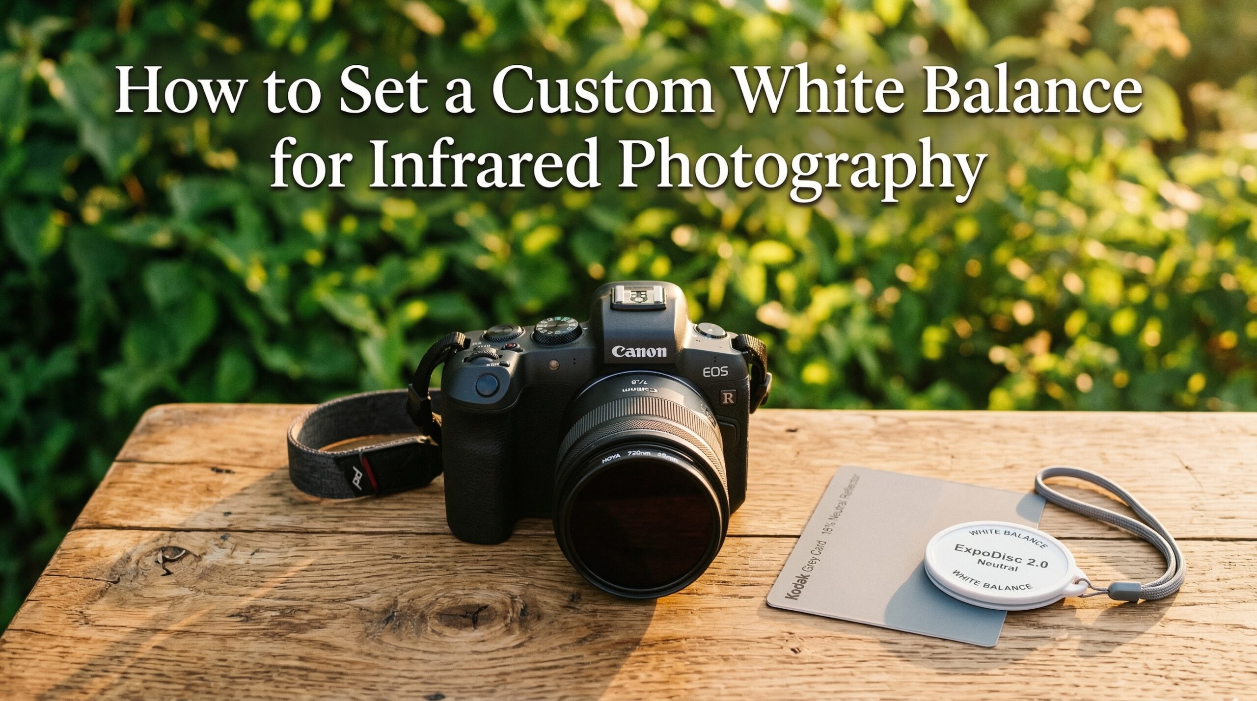 How to Set a Custom White Balance for Infrared Photography