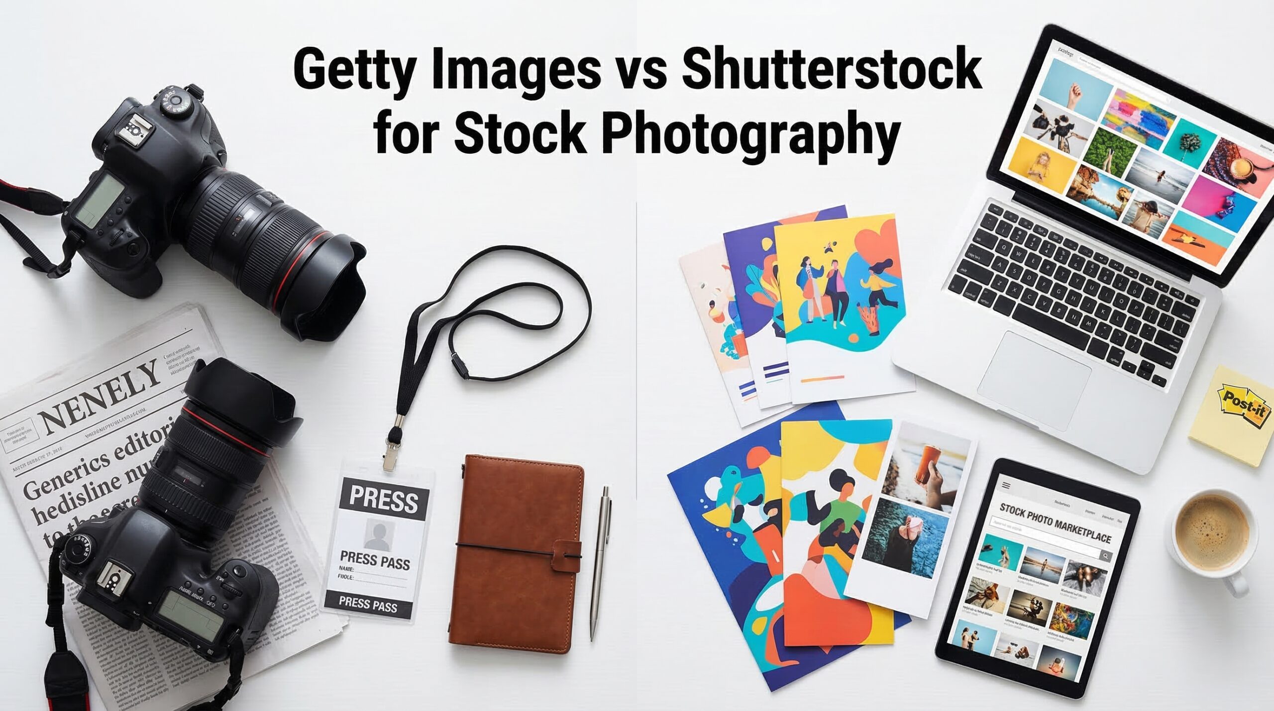 Getty Images vs Shutterstock for Stock Photography