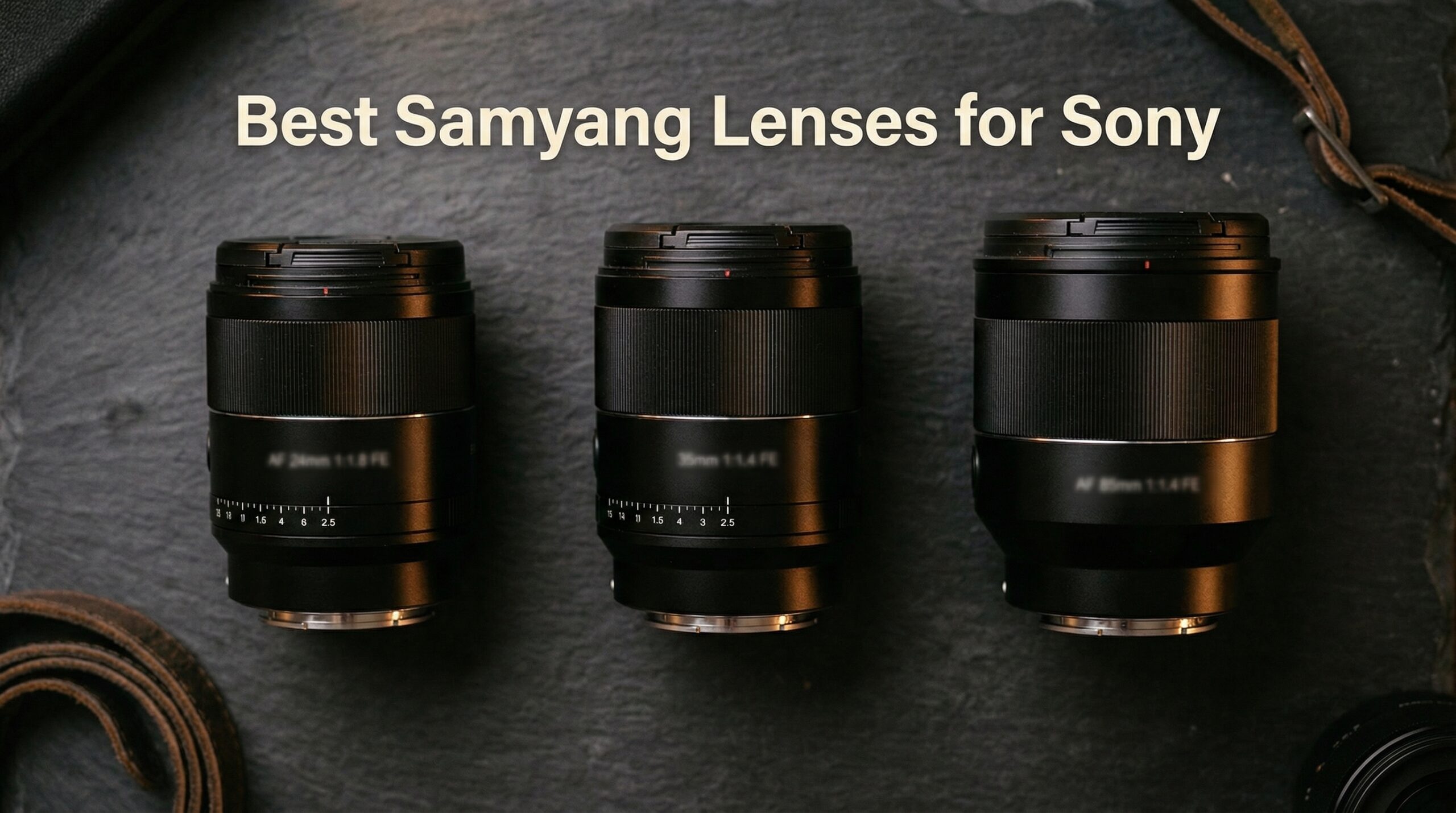 Best Samyang Lenses for Sony Full-Frame Mirrorless Cameras