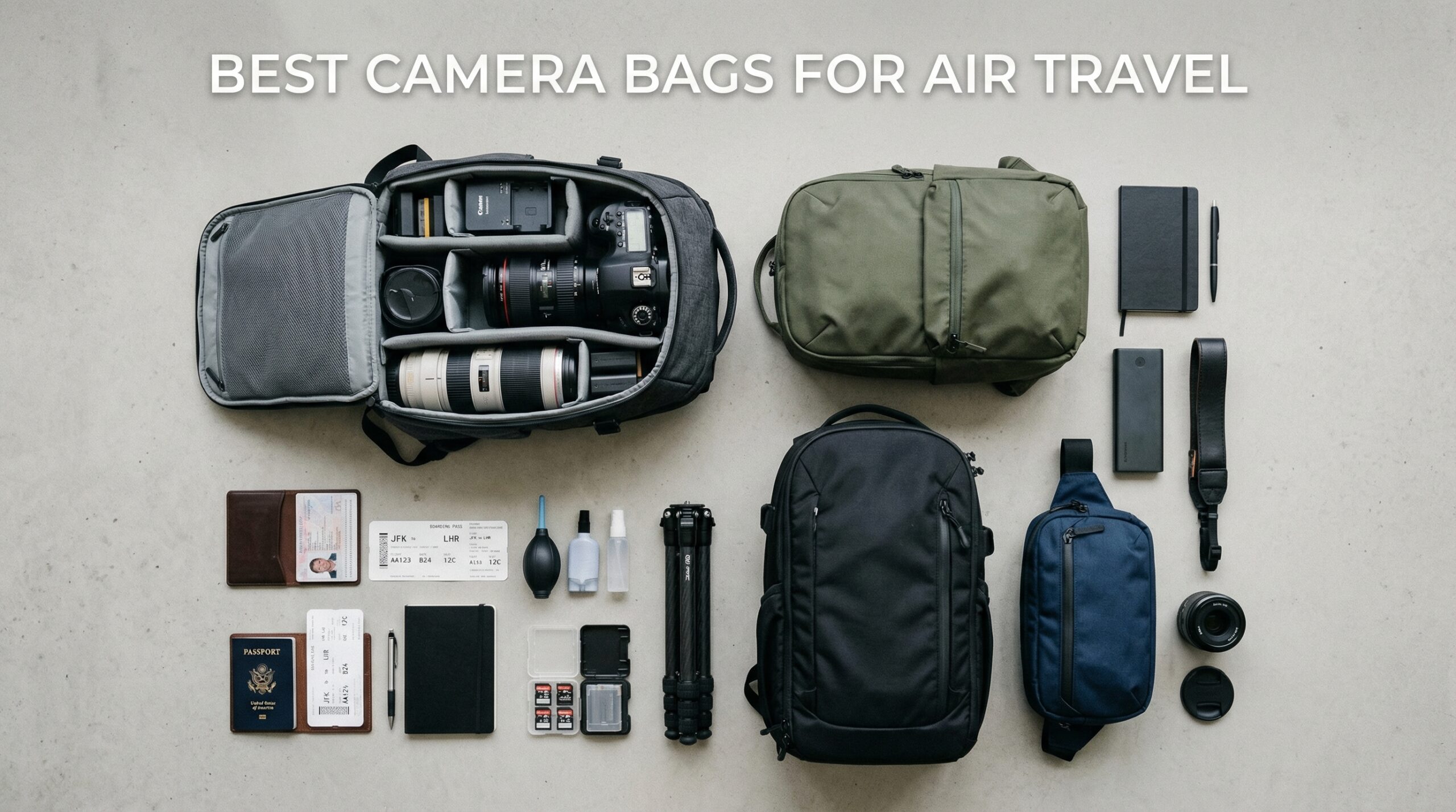 Best Camera Bags for Air Travel