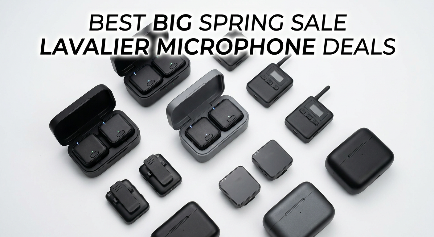 Best Big Spring Sale Lavalier Microphone Deals on Amazon