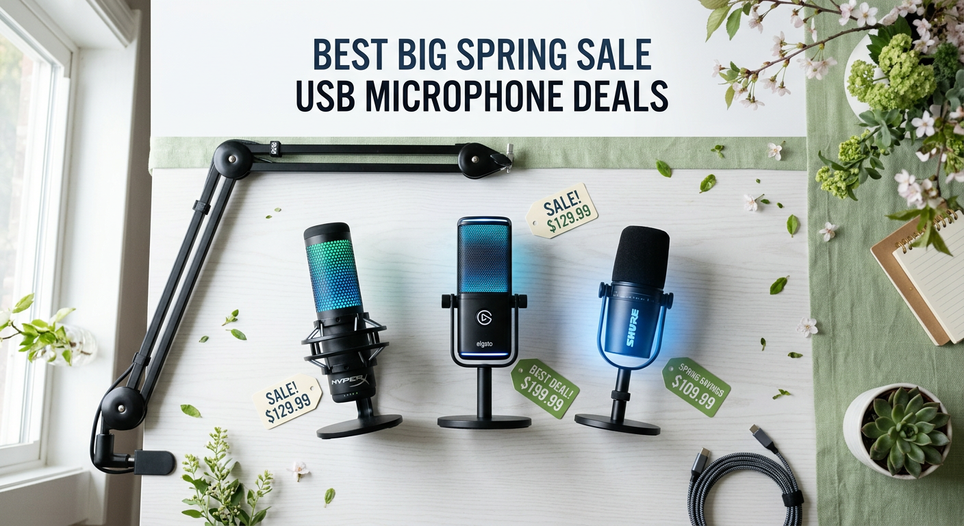 Best Big Spring Sale USB Microphone Deals on Amazon