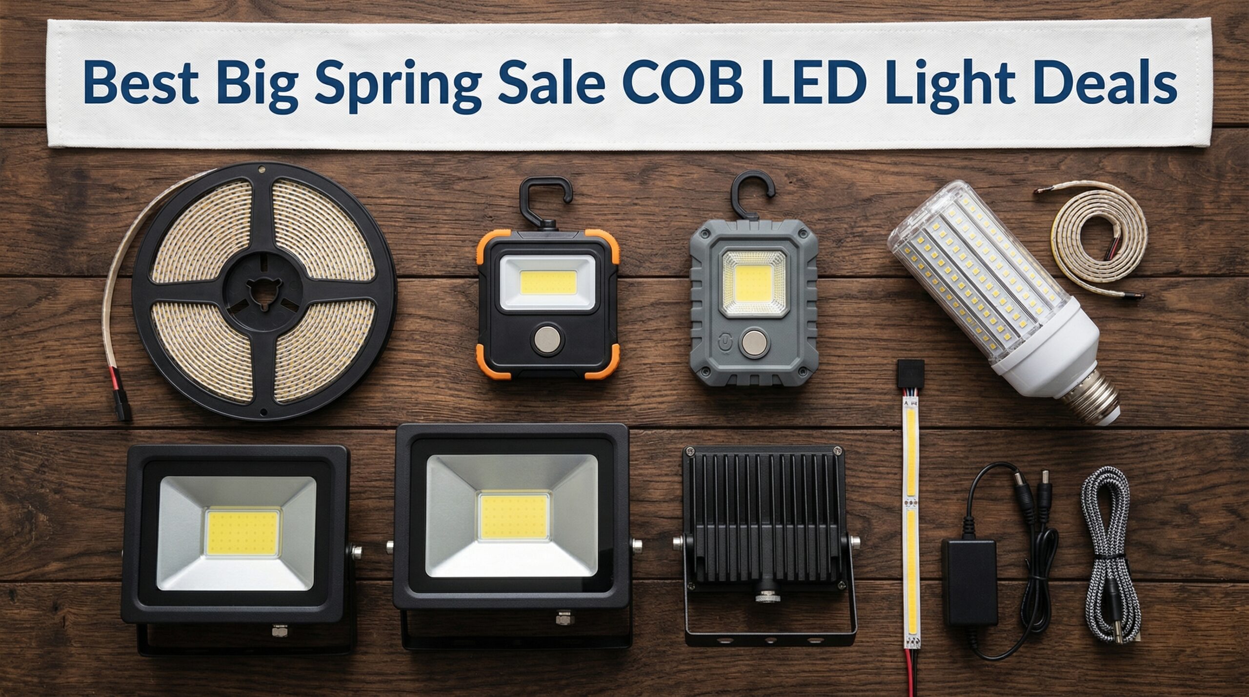 Best Big Spring Sale COB LED Light Deals on Amazon