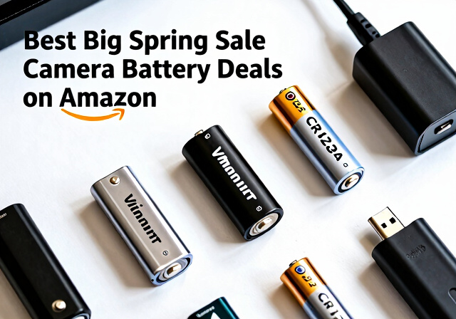 Best Big Spring Sale Camera Battery Deals on Amazon