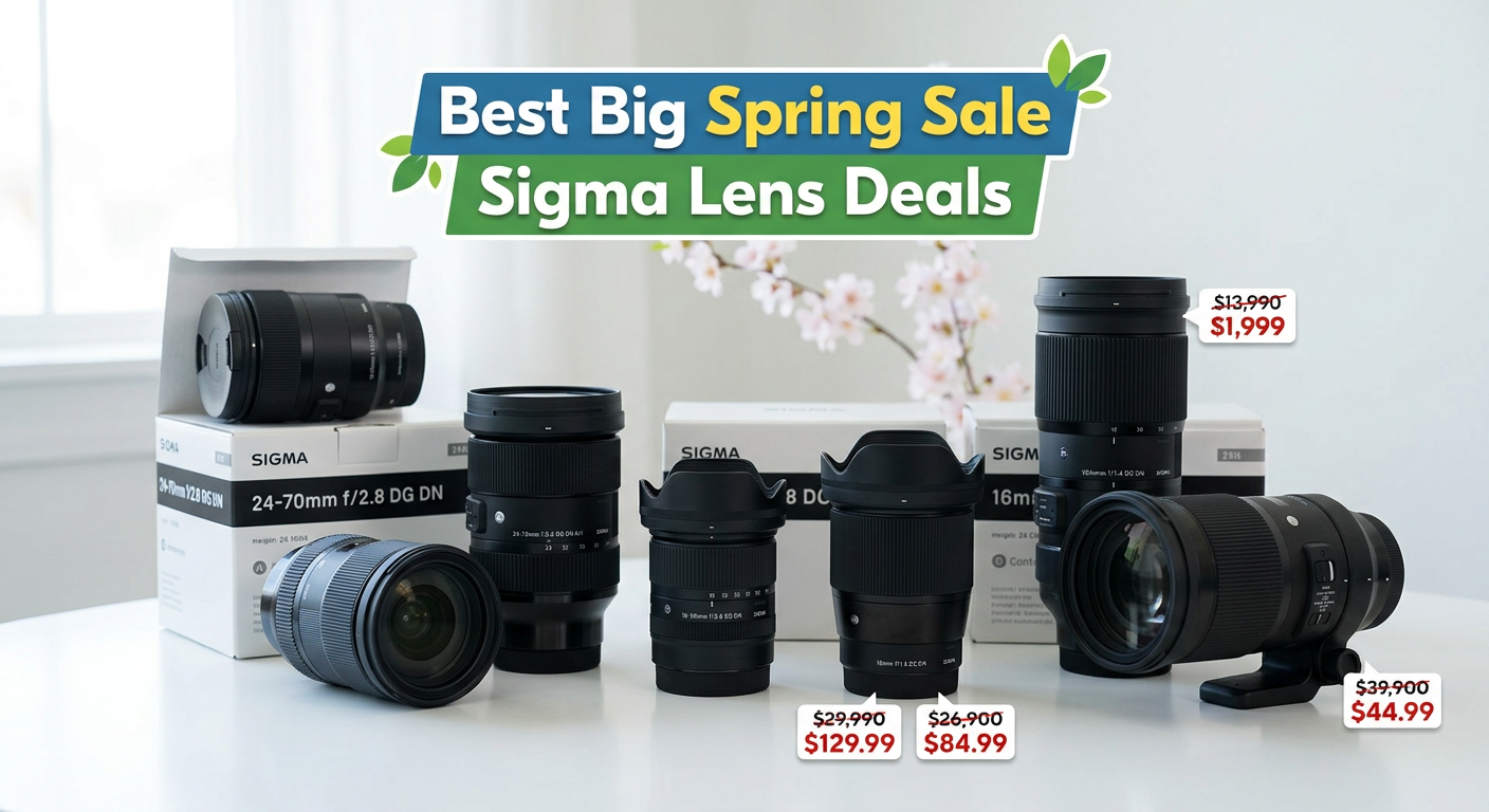Best Big Spring Sale Sigma Lens Deals on Amazon