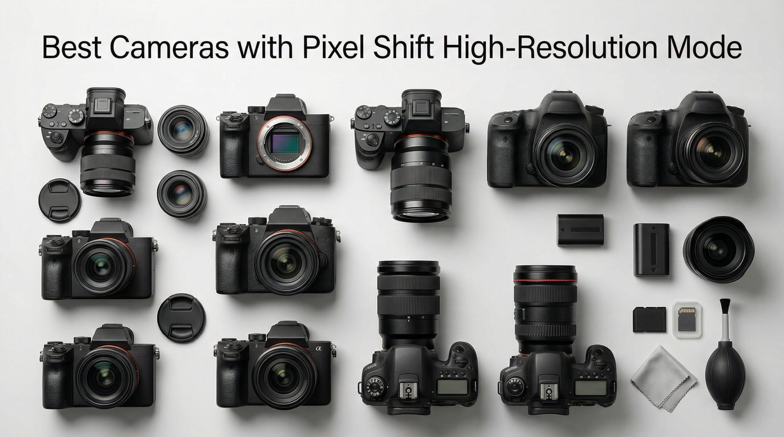 Best Cameras with Pixel Shift High-Resolution Mode