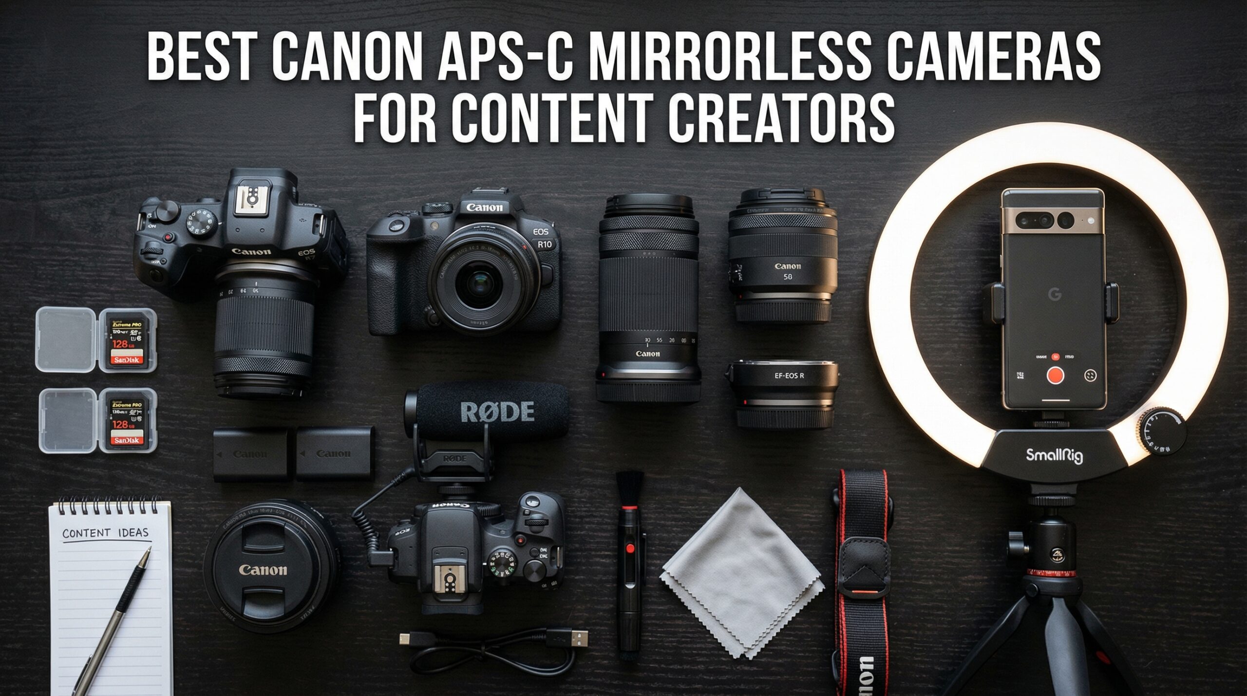 Best Canon APS-C Mirrorless Cameras for Content Creators