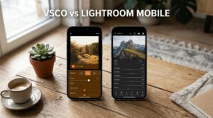 VSCO vs Lightroom Mobile for Photo Editing