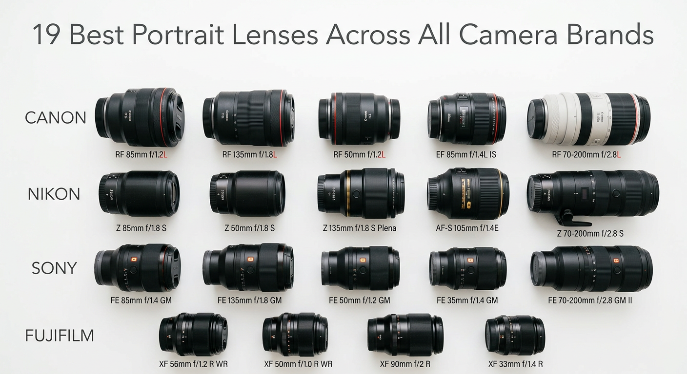 Best Portrait Lenses Across All Camera Brands