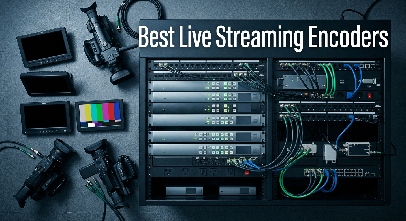 Best Live Streaming Encoders for Professional Broadcasts