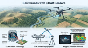 Best Drones with LiDAR Sensors for Precision Mapping