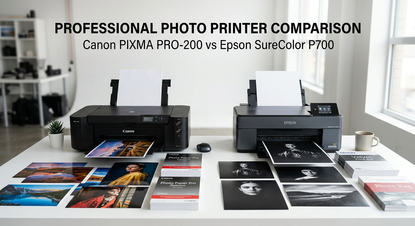 Canon PIXMA PRO-200 vs Epson SureColor P700