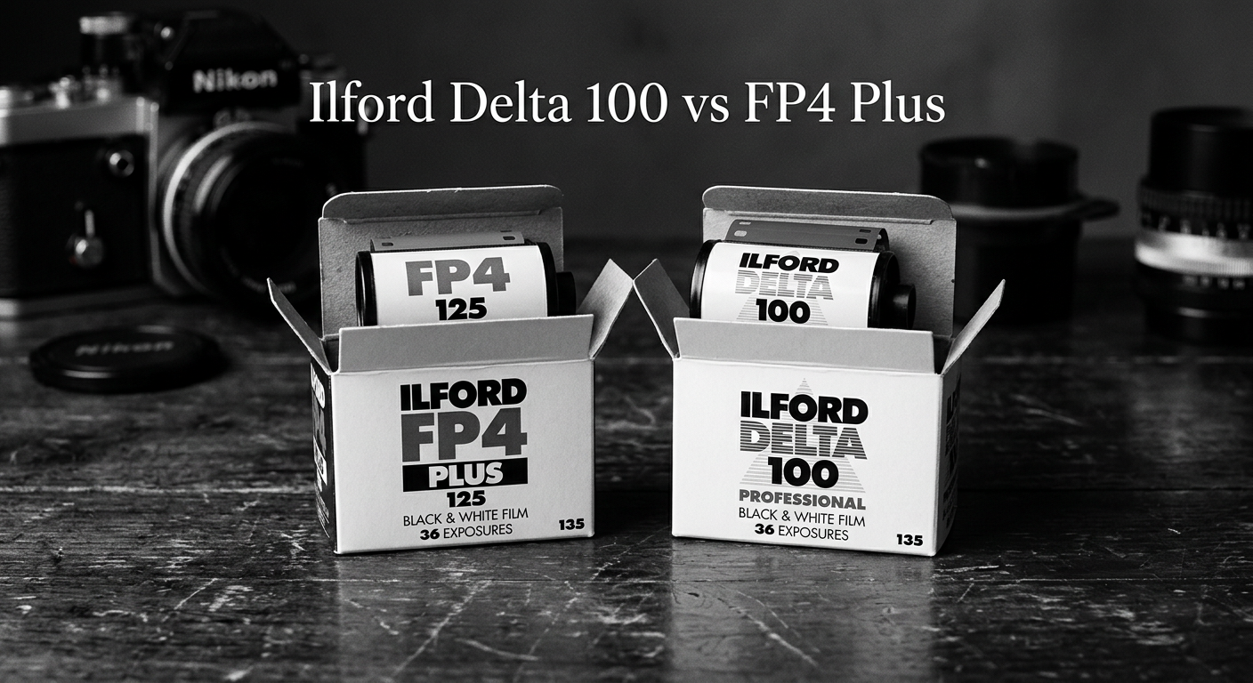 Ilford Delta 100 vs Ilford FP4 Plus