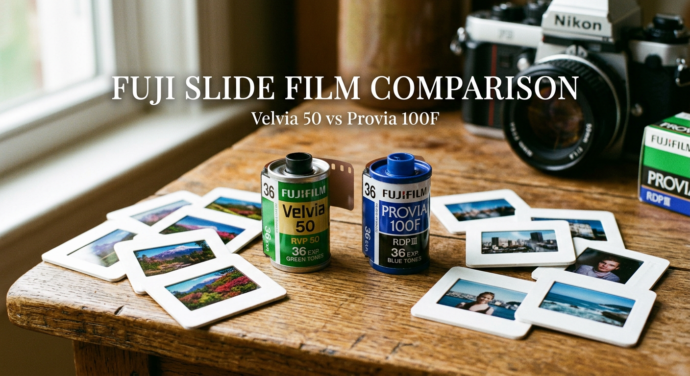 Fuji Velvia 50 vs Fuji Provia 100F