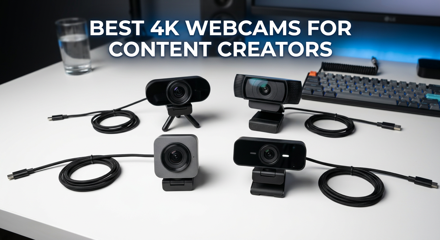 Best 4K Webcams for Content Creators