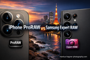 iPhone ProRAW vs Samsung Expert RAW