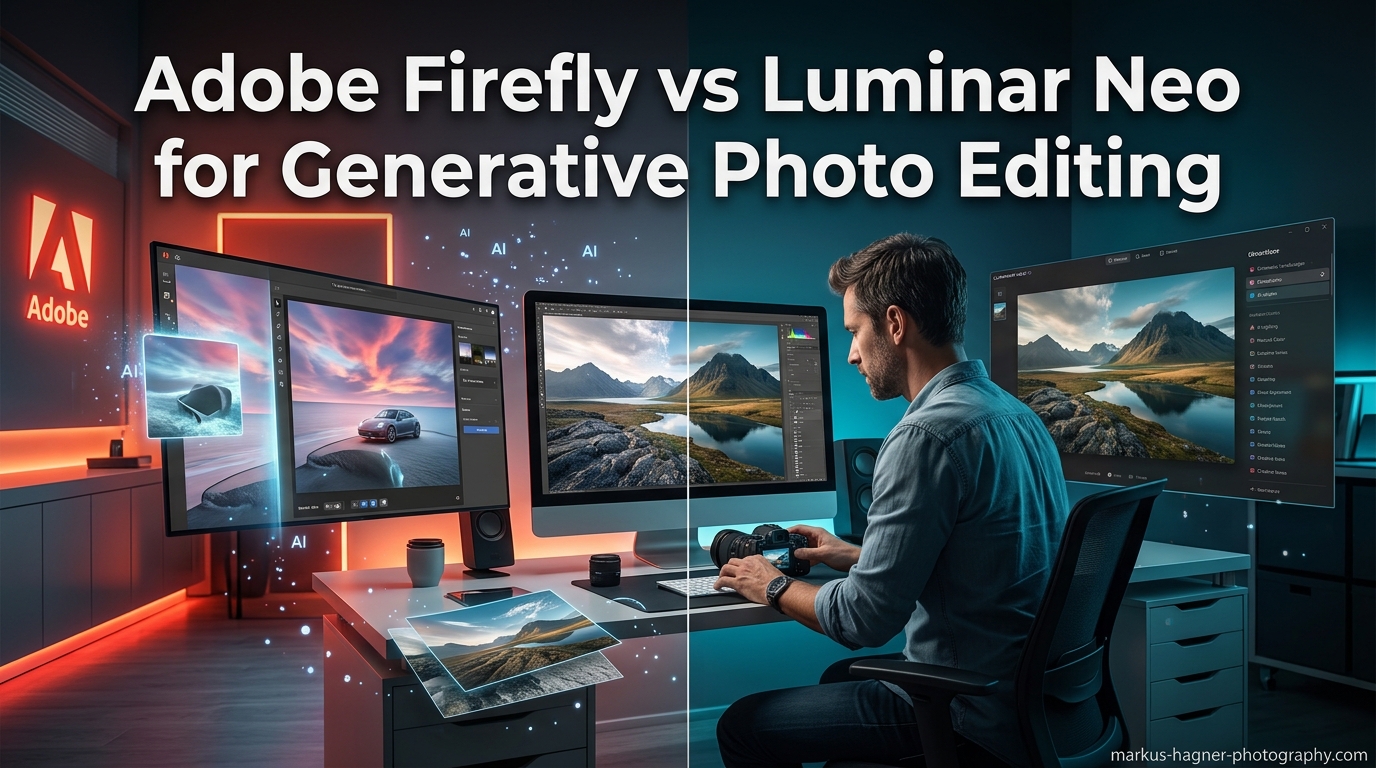 Adobe Firefly vs Luminar Neo for Generative Photo Editing