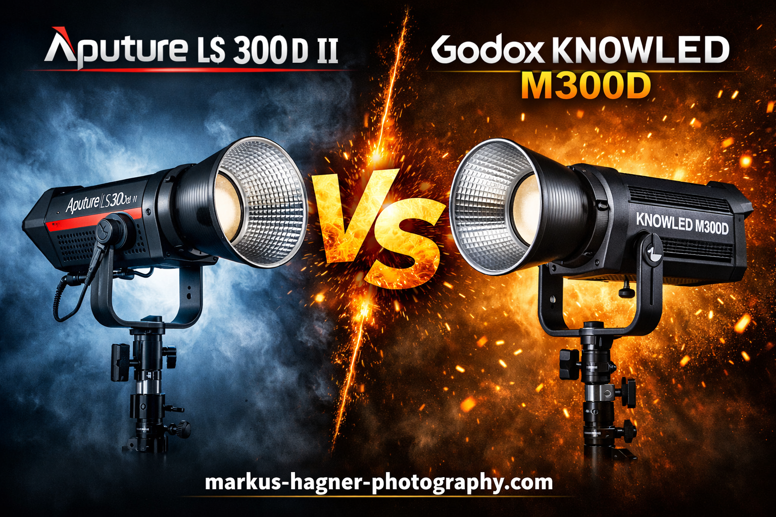 Aputure LS 300D II vs Godox KNOWLED M300D