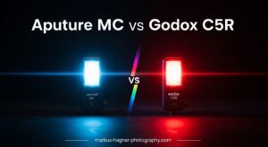 Aputure MC vs Godox C5R