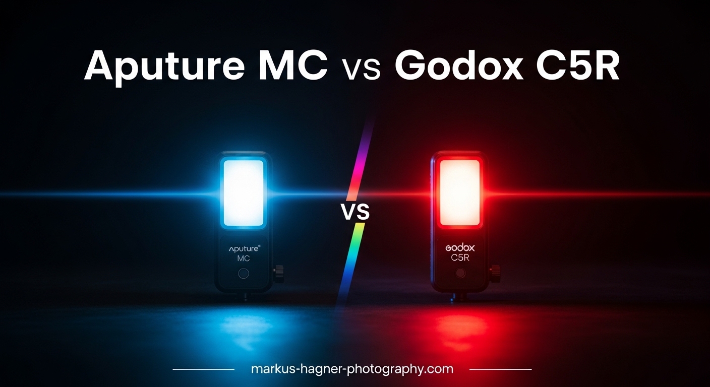 Aputure MC vs Godox C5R