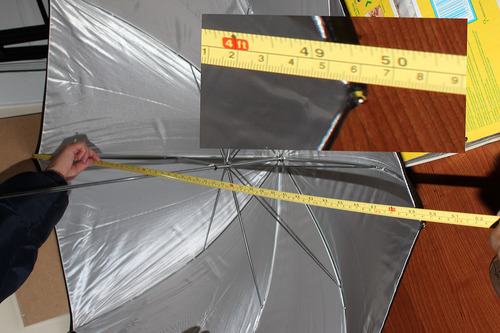 Westcott 2021 60in. Optical White Satin Umbrella with Removable Black Cover customer photo 1