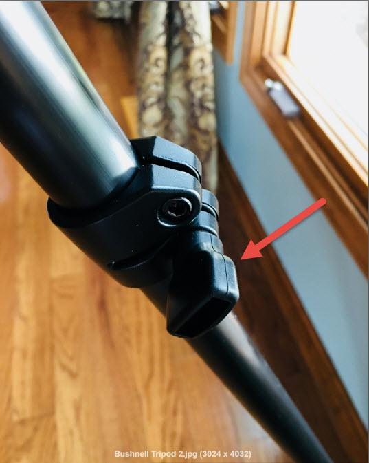Bushnell Advanced Tripod for Binoculars, Spotting Scopes, and Cameras - Durable Aluminum Construction with Adjustable Legs and Center Column customer photo 2