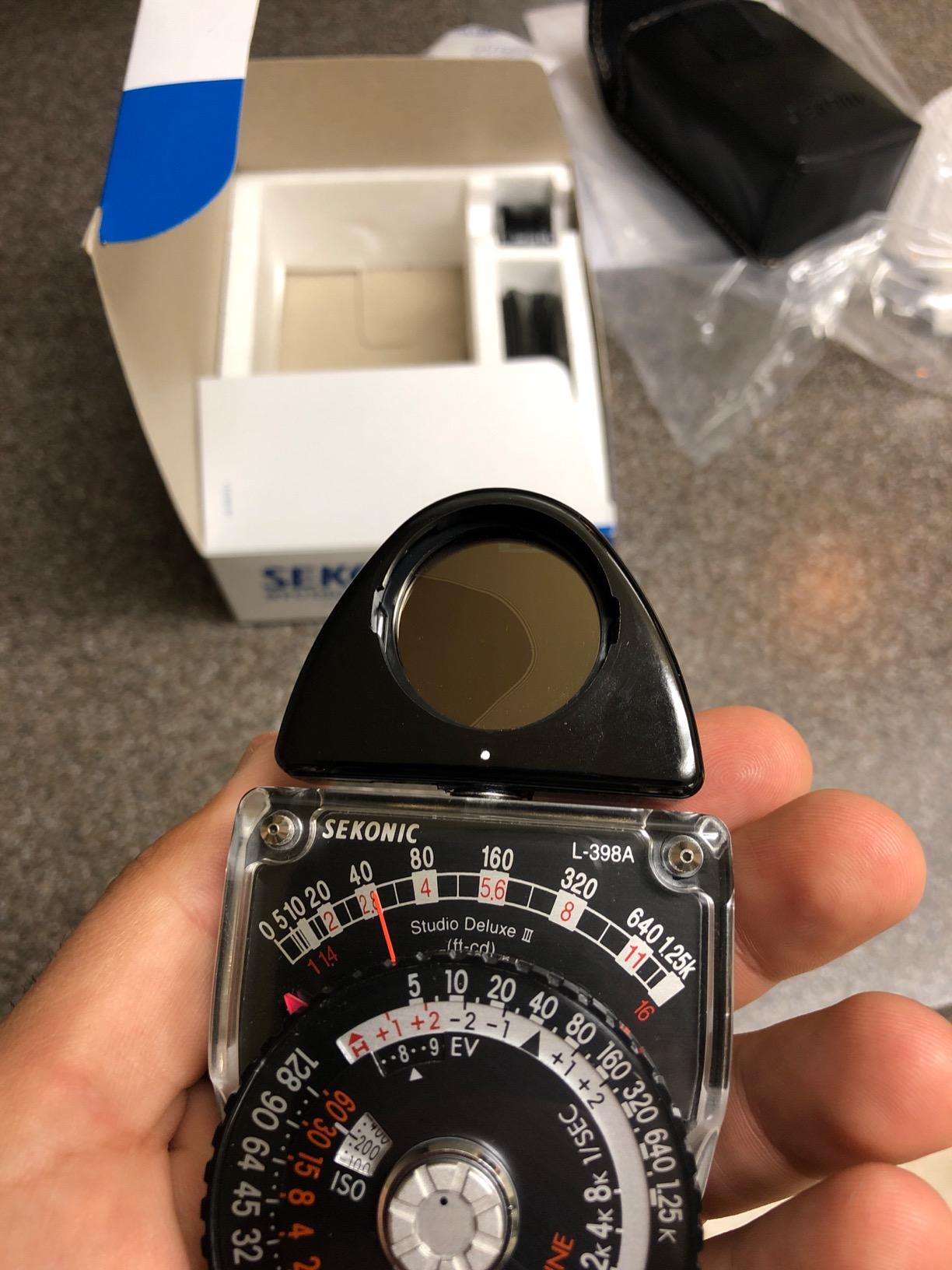 Sekonic L-398A Light Meter Studio Deluxe III (401-399) customer photo 1