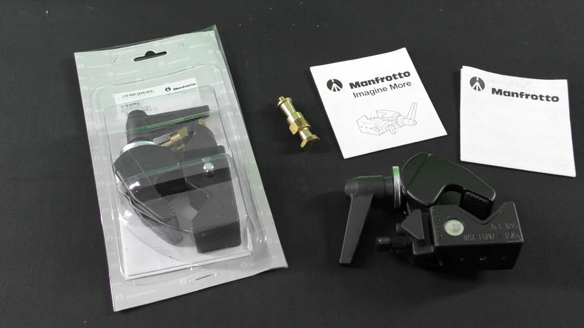 Manfrotto 035RL Super Clamp with Standard Stud - Professional Grade Clamp Mount for Cameras, Lights, and Accessories customer photo 2