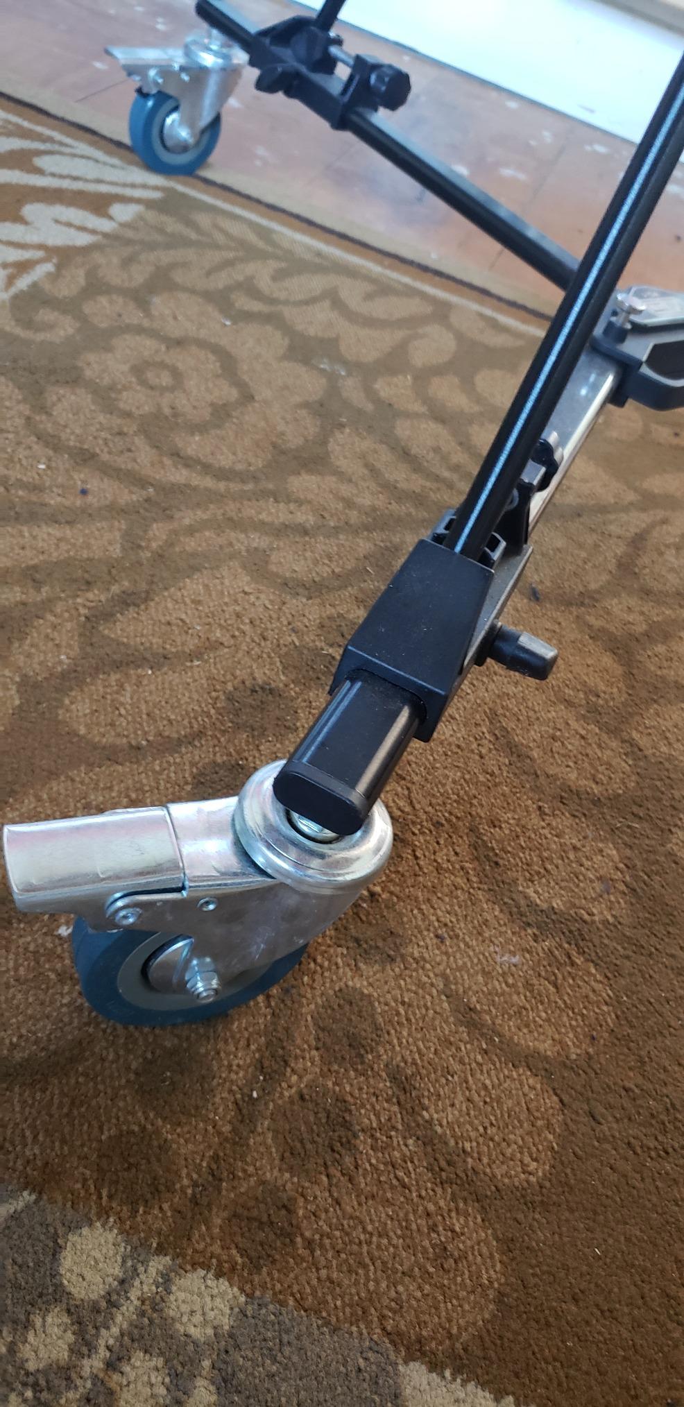 Vidpro PD-1 Professional Tripod Dolly - Heavy Duty with Adjustable Leg Mount with Locking Wheels and Carrying Case customer photo 2