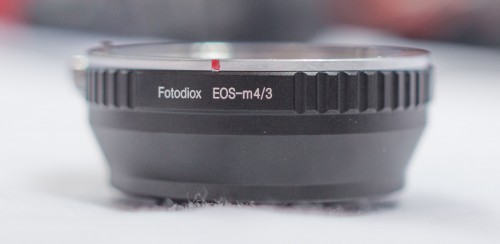 Lens Adapter - Compatible with Canon EF & EF-S Lenses to fit Micro Four Thirds (MFT, M4/3) Mount Mirrorless Cameras customer photo 1